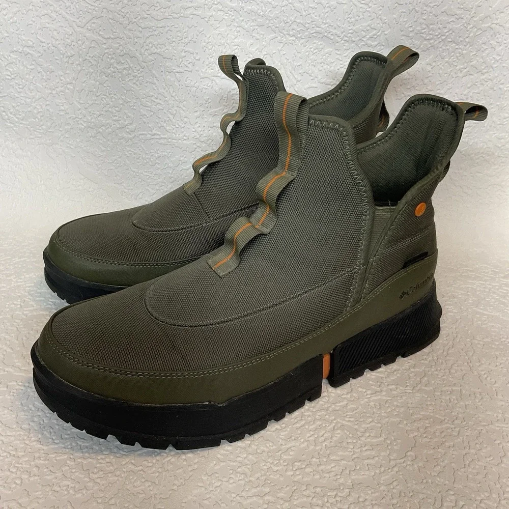 Men's Columbia Hyper-Boreal Metro Hiking Boot Size 9,5 Waterproof - Olive Green